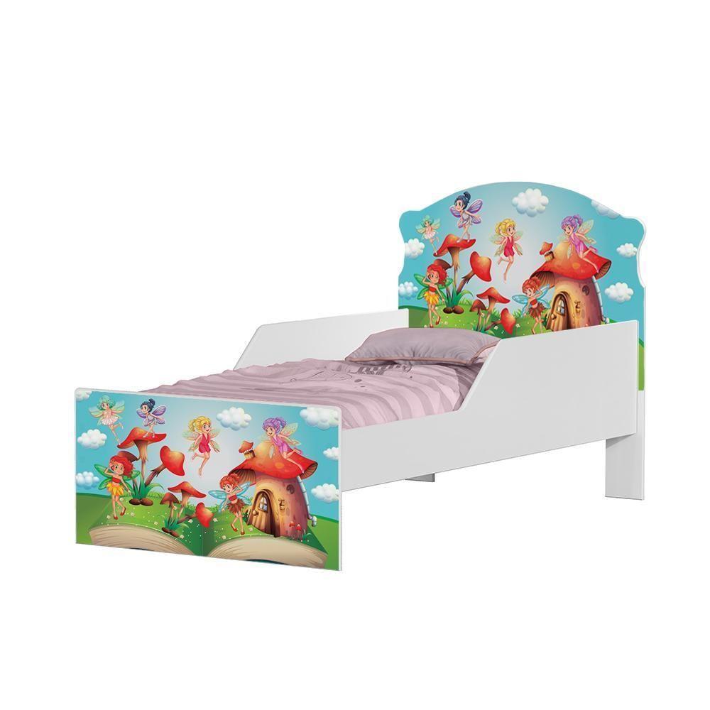 Mini Cama Fadinhas Meninas Com Colchão - 3