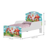 Mini Cama Fadinhas Meninas Com Colchão - 2