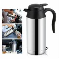 Garrafa Chaleira Termica 600ml Inox 12v Veicular Eletrica Caneca Aquecedor Portatil Copo Carro Barco Viagem Cha Cafe - 3