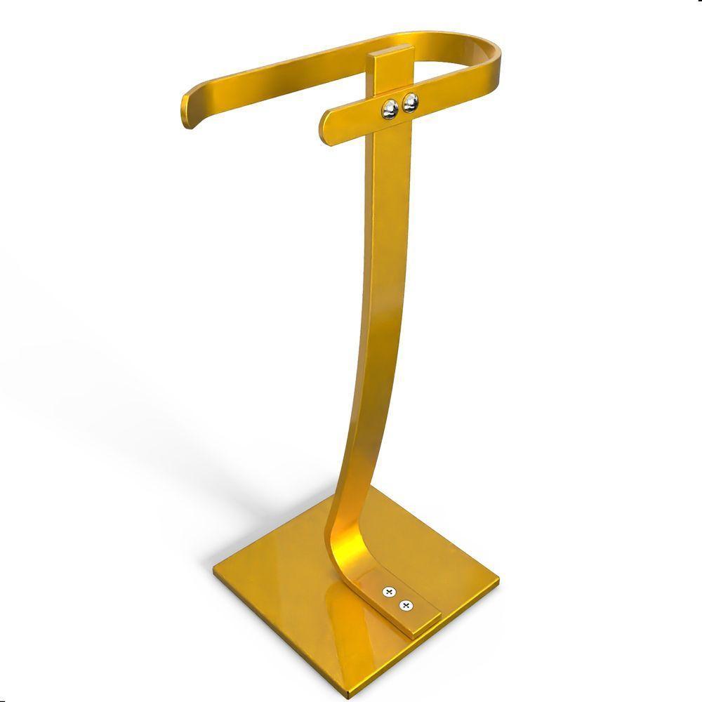 Porta Papel Higiênico De Chão Suporte Papeleira Dourada.s - 6