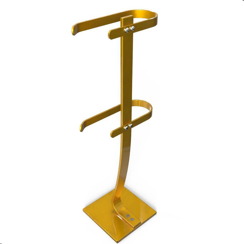 Porta Papel Higiênico De Chão Suporte Papeleira Dourada.d - 6
