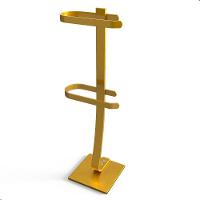 Porta Papel Higiênico De Chão Suporte Papeleira Dourada.d - 1