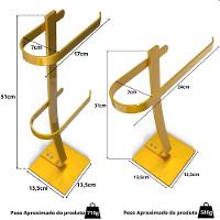 Porta Papel Higiênico De Chão E Toalha Lavabo Dourado.d - 5