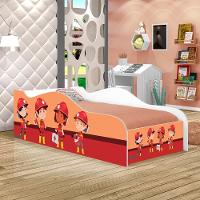 Mini Cama Fun Tropa Bombeiros Infantil Com Colchão - 1
