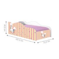 Mini Cama Fun Unicórnio Meigo Infantil Com Colchão - 2