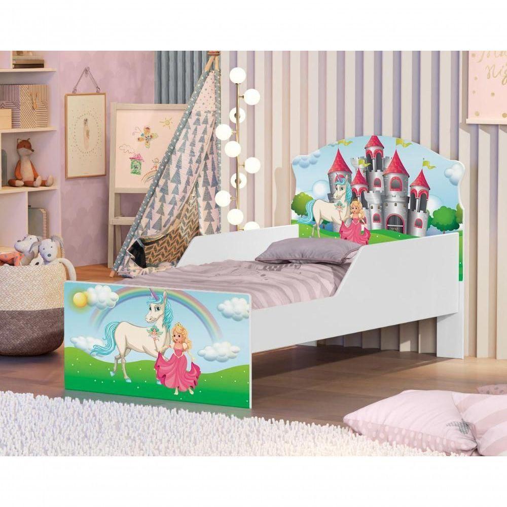 Mini Cama Princesa Encantada Com Colchão - 4