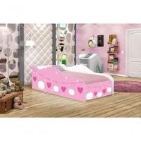 Mini Cama Fun Nuvens Meninas Infantil Com Colchão - 4