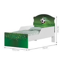 Mini Cama Futebol Com Colchão - 2