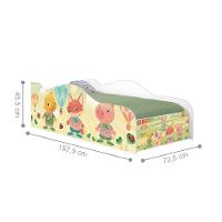 Mini Cama Fun Fazendinha E Balões Infantil Com Colchão - 2