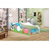 Mini Cama Fun Fazendinha E Vaquinha Infantil Com Colchão - 4