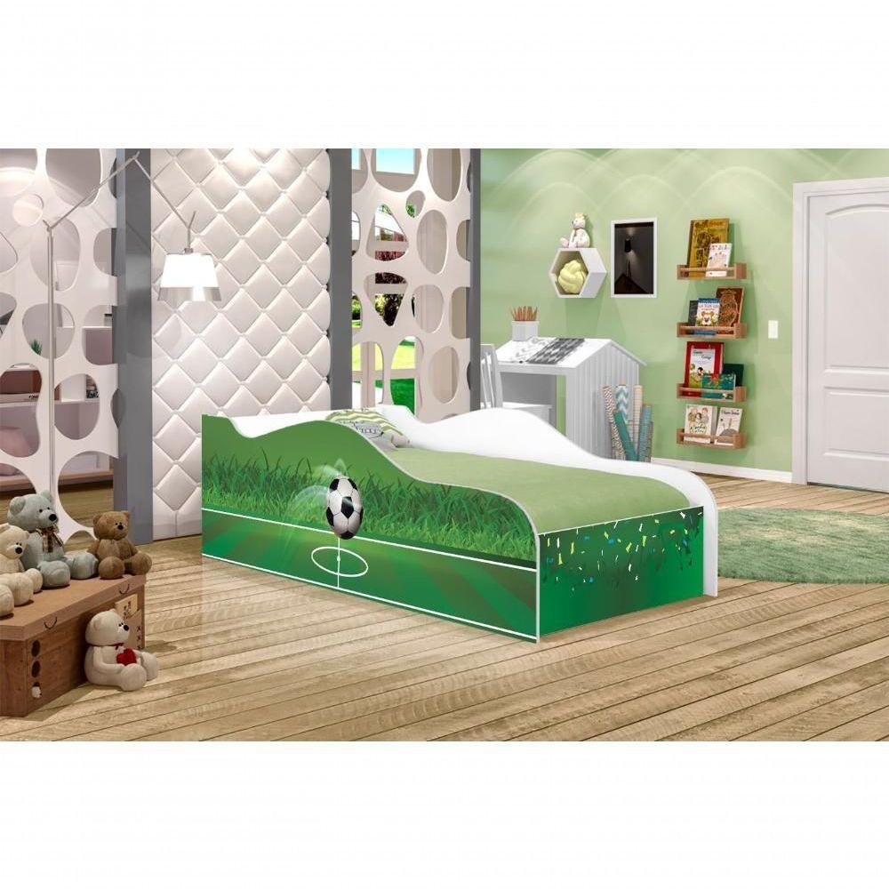 Mini Cama Fun Futebol Infantil Com Colchão - 4
