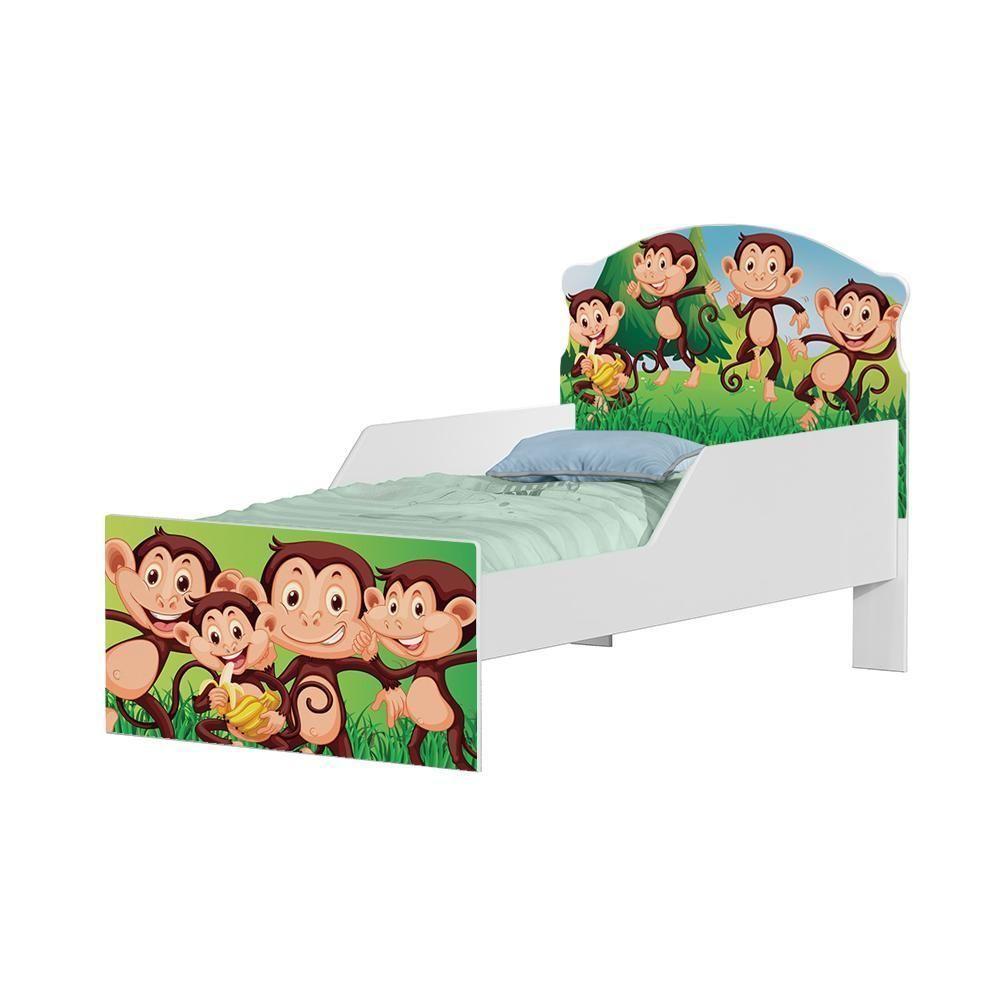 Mini Cama Macacos Com Colchão - 3