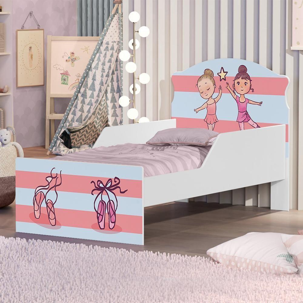 Mini Cama Bailarinas Meninas Com Colchão - 1