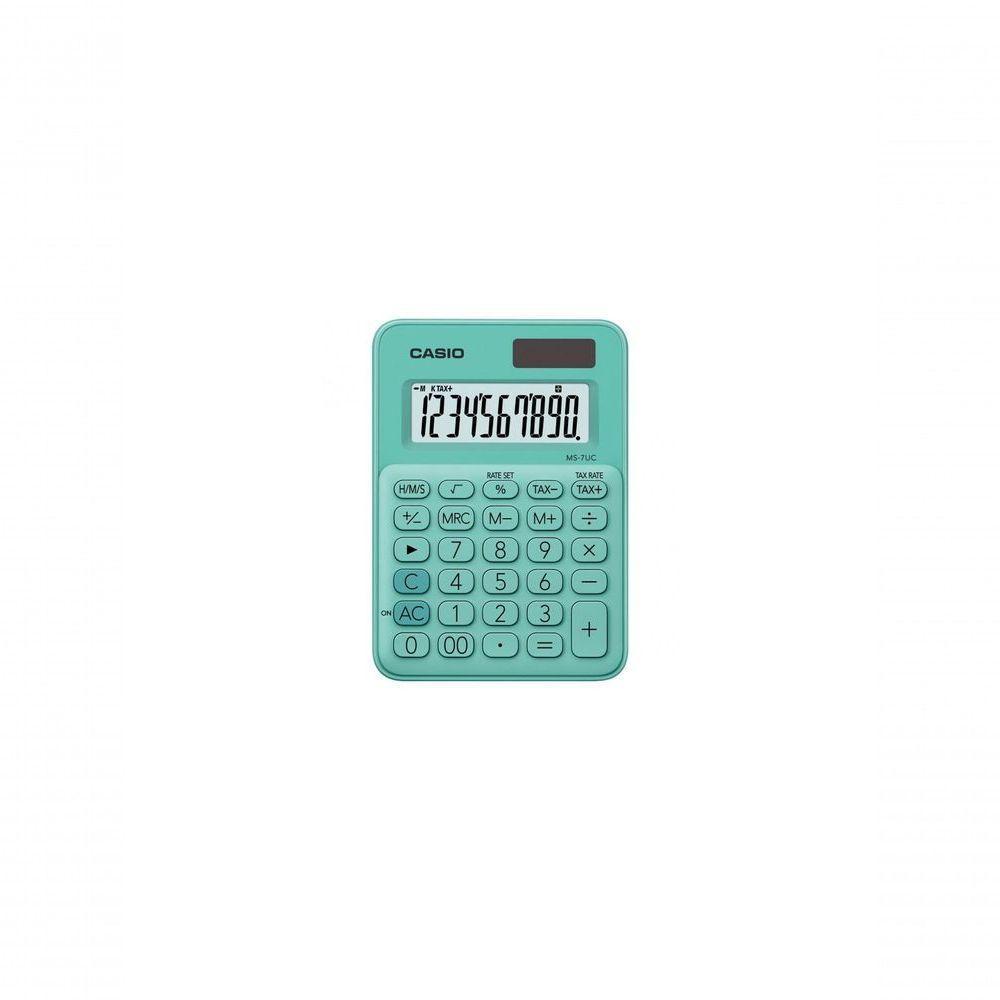 Calculadora De Mesa 10 Dígitos Verde - Ms-7uc-gn-w-dc - 3