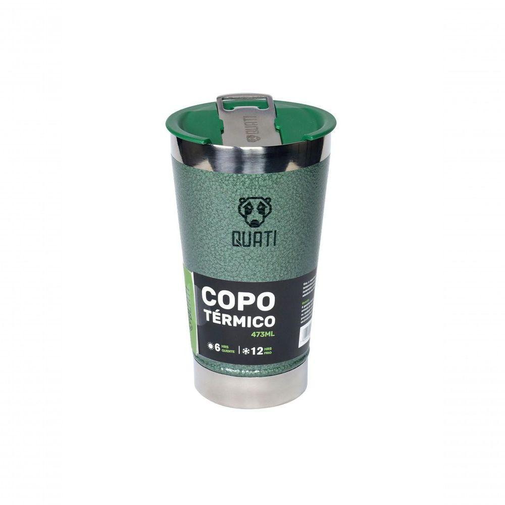 Copo Térmico Quati Com Abridor 473ml Verde - Cva473 - 10