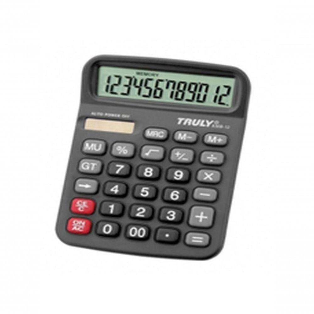 Calculadora De Mesa Truly 836b-12 12 Digitos - 1