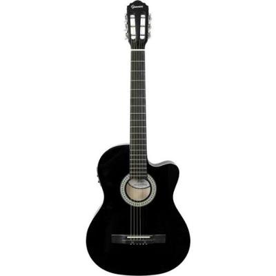 Violão Giannini Sf14 Ceq Eletroacústico Aço Preto [f002]