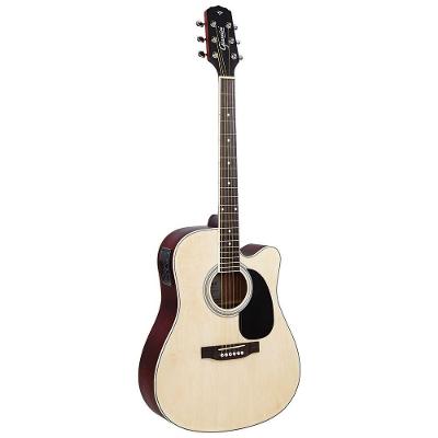 Violão Eletroacústico Aço Cutaway Com Equalizador E Afinador Gdc-1 Ceq Natural Satin [f018]