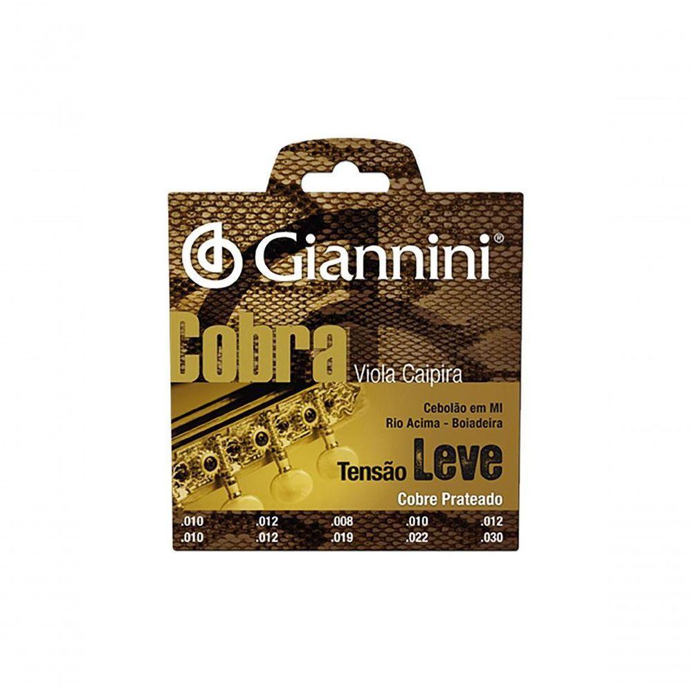Corda Viola Caipira Giannini Gesvl Leve Cobre Prateado - 1