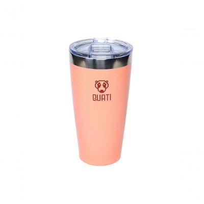 Copo Termico Quati Com Tampa 473ml Coral - Ccct473