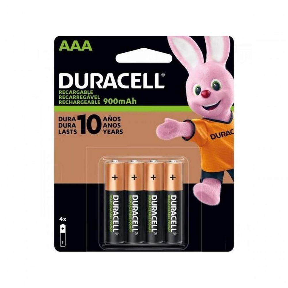Pilha Recarregável Aaa 900mah (c/4 Pilhas) Duracell - 1