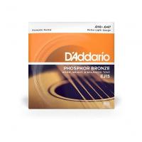 Encordoamento Violão Aço .010-.047 Phosphor Bronze Ej15 D - 1