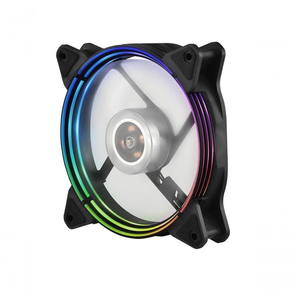 Cooler Gamer Evus F-12rgb Fan 12cm Com Led Rgb - 1