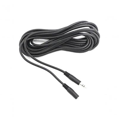Cabo P2 Macho Stereo X J2 Femea Stereo 1,80m Preto Gold
