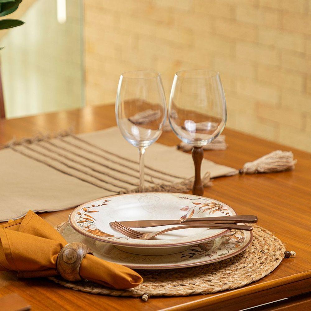 Prato Fundo Copa E Cia Aquarelle Em Cerâmica Adele - 4