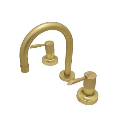 Torneira Pia Misturador Banheiro Mesa Dourado Fosco Luxo 1/4