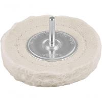 Roda De Feltro-pano 4x1-2" Haste 1-4" Para Polimento Vonder - 1