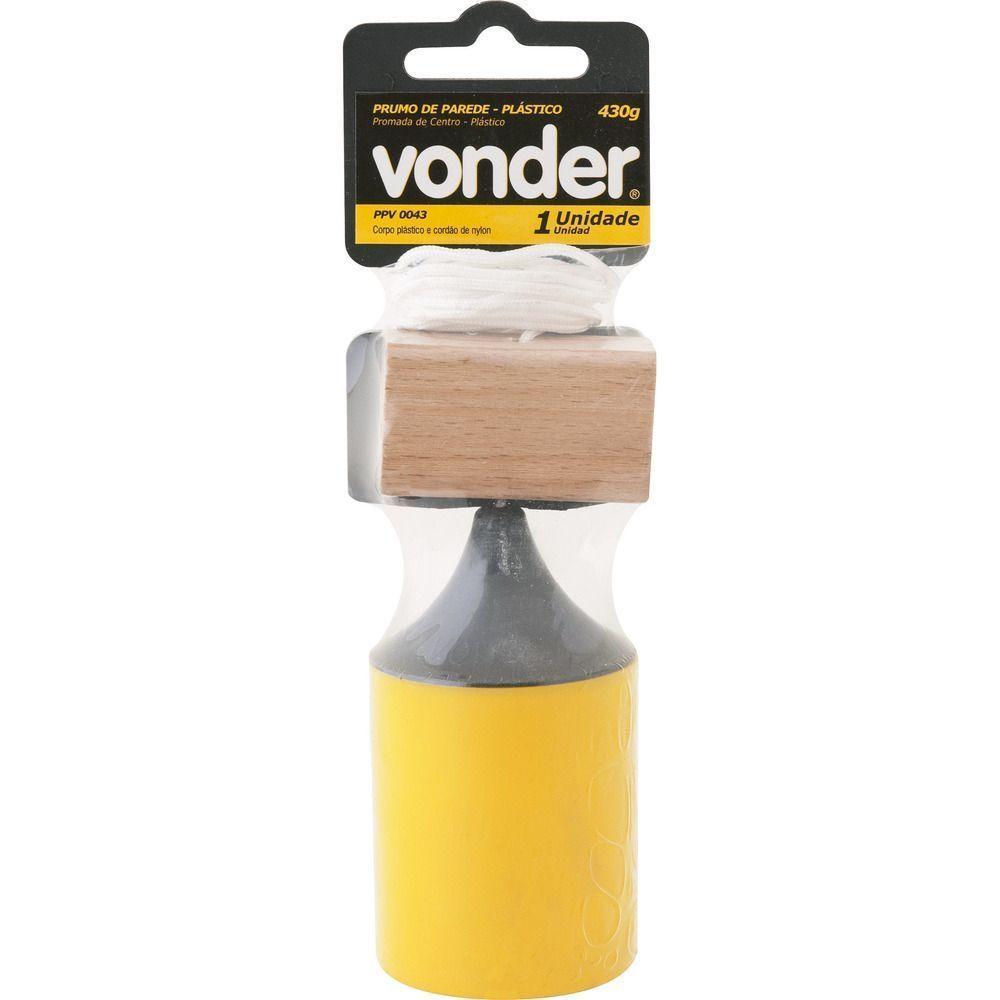 Prumo De Parede 400g Corpo Plástico - Vonder - 2