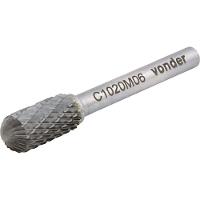 Lima Rotativa Vídea Abaulada 10x20mm Haste 6mm Lc010 Vonder - 1