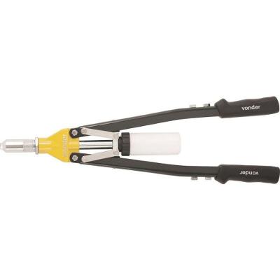 Rebitador Manual Alavanca Reforçado Com 5 Bicos 2,4-3,2-4,0-