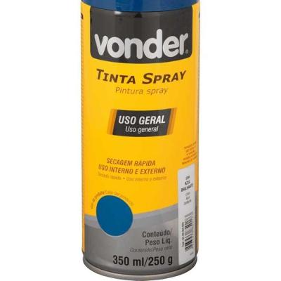 Tinta Spray Acrílica Azul 350ml-250g Vonder