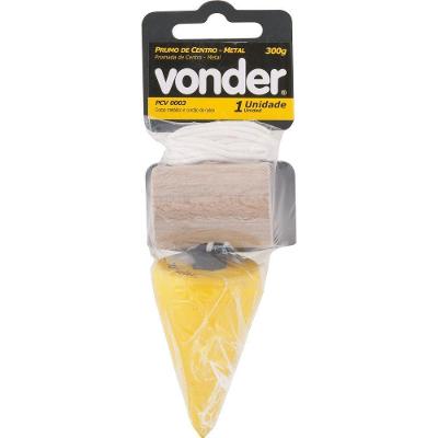 Prumo De Centro 300g Corpo Metal - Vonder