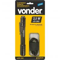 Lanterna Caneta Led Cree Recar Lcr350 Vonder - 2