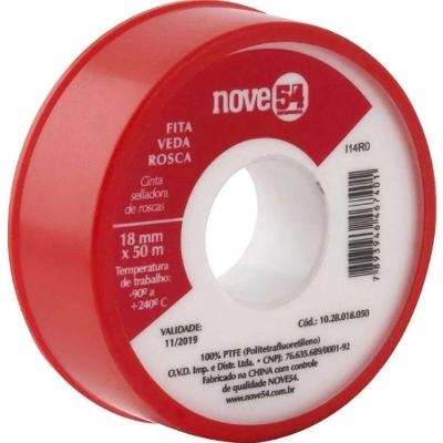 Fita Veda Rosca 18mmx50m Ptfe Teflon - Nove54
