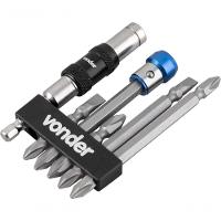 Jogo De Bits-ponteiras Com 8 Peças Com Extensão Magnética Articulada Vonder - 2