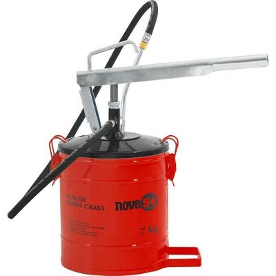 Bomba Graxa Balde 7kg Mangueira 1,3m - Nove54