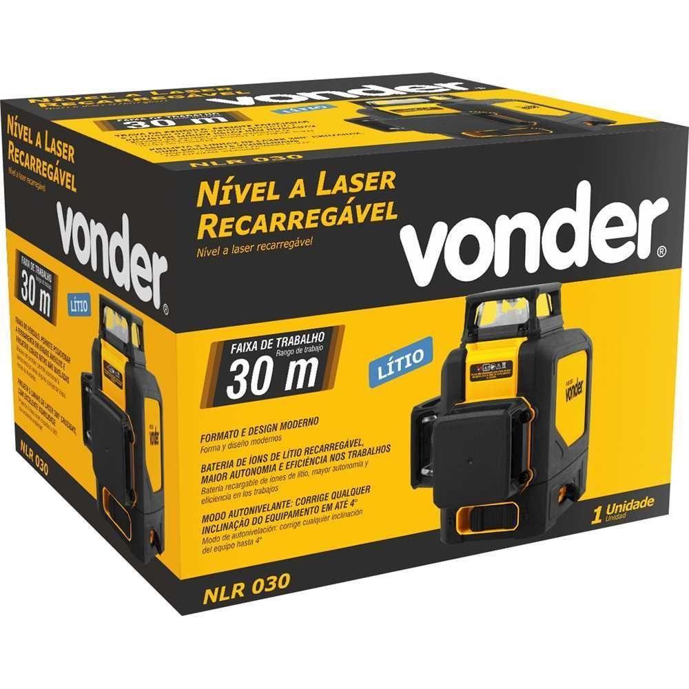 Nível Laser 30m 360g Recarregável Nlr030 Vonder - 4
