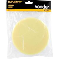 Boina Espuma De Refino 6'' Fixa Fácil Para Politriz Rotativa E Roto Orbital Vonder - 6