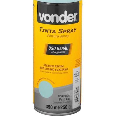 Tinta Spray Acrílica Azul Claro 350ml-250g Vonder