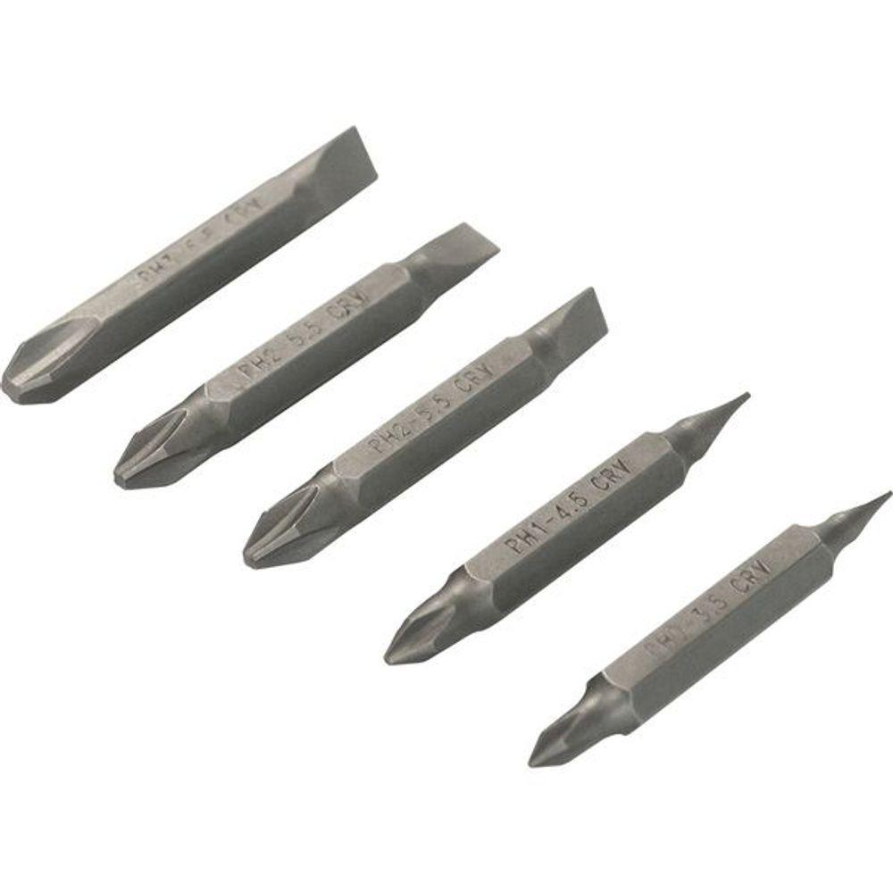 Jogo Bits-ponteira Crv Com 5 Peças Pontas Duplas - Vonder - 1