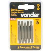 Jogo Bits-ponteira Crv Com 5 Peças Pontas Duplas - Vonder - 2