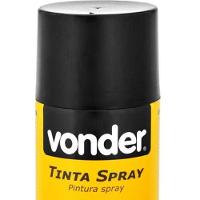 Tinta Spray Acrílica Preto Fosco 350ml-250g Vonder - 2