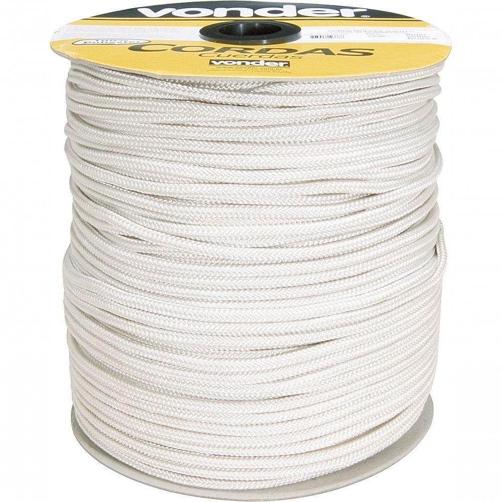Corda Multifilamento Trançada 12,0mm 11,0kg 111 Metros Branc - 1