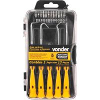 Bits-ponteira + Ganchos Com 17 Peças - Vonder - 1