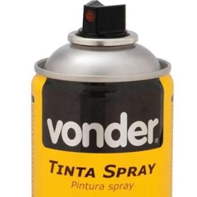 Tinta Spray Acrílica Amarelo 350ml-250g Vonder