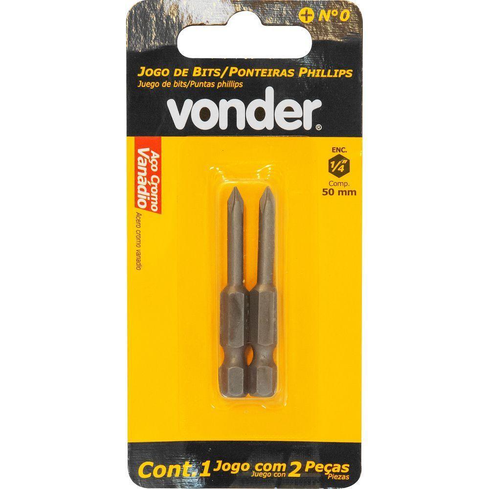 Jogo De Bits-ponteiras Phillips Com Encaixe Sextavado 1-4 N - 3